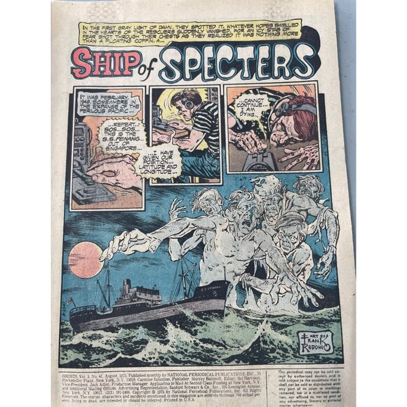 DC Comics Ghosts Vol. 5 #41 Aug. 1975 Tales Of Weird and Supernatural Vintage - Picture 5 of 8